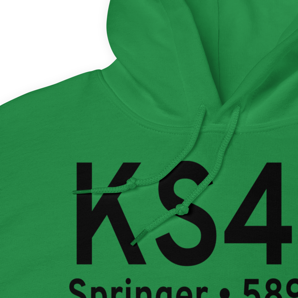 Springer Municipal Airport (KS42) ICAO Hoodie Sweatshirt 