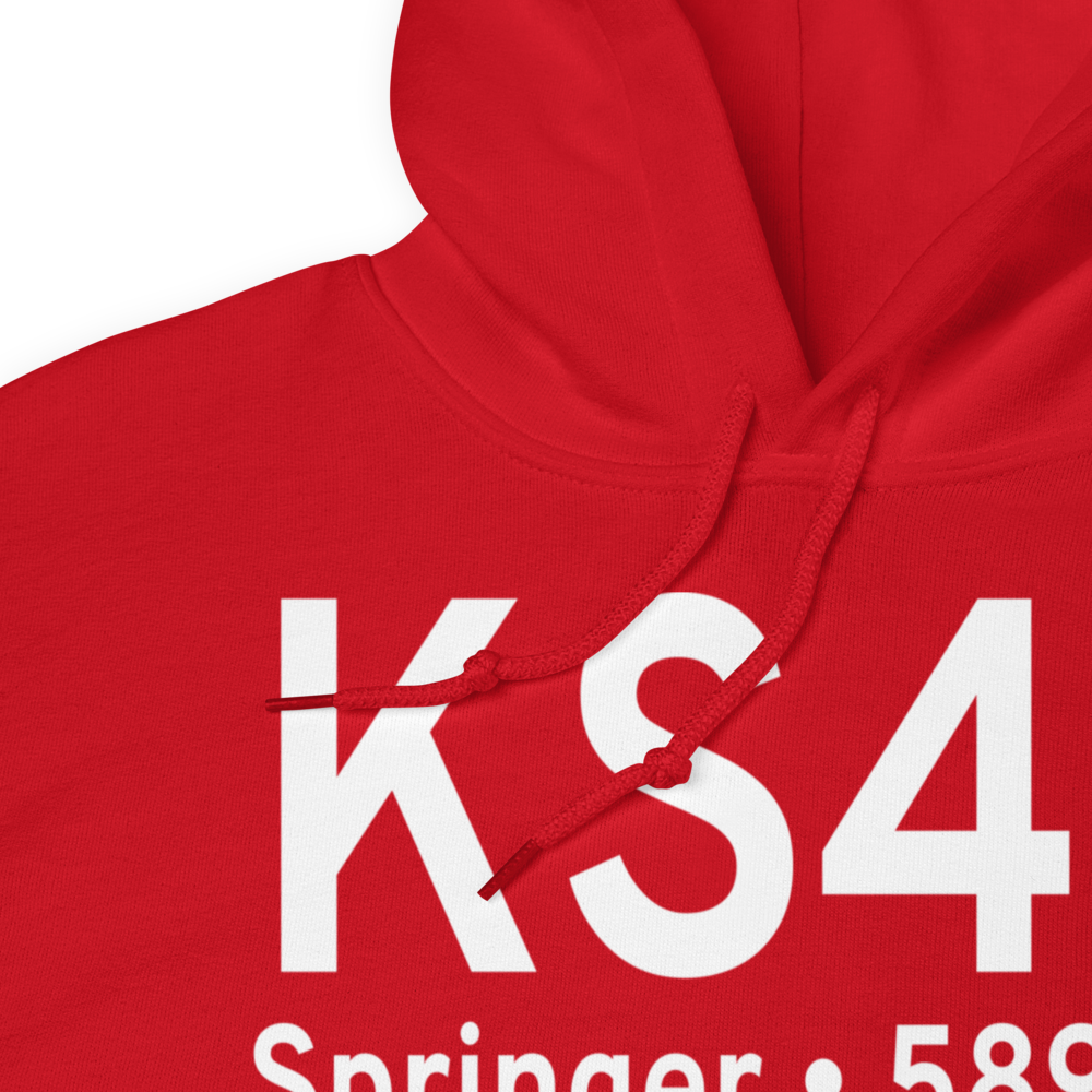 Springer Municipal Airport (KS42) ICAO Hoodie Sweatshirt 