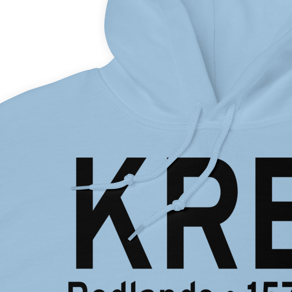 Redlands Municipal Airport (KREI) ICAO Hoodie Sweatshirt 