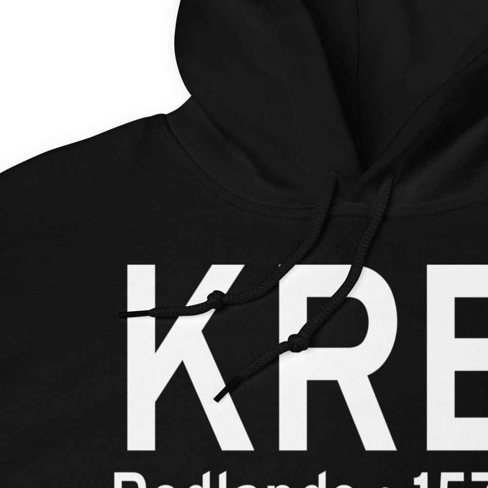 Redlands Municipal Airport (KREI) ICAO Hoodie Sweatshirt 