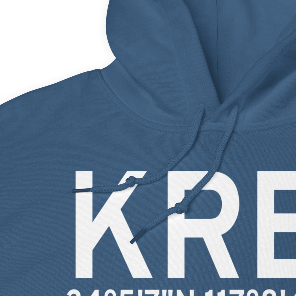 Redlands Municipal Airport (KREI) ICAO Hoodie Sweatshirt 