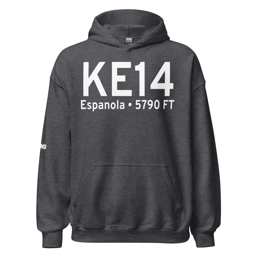 Ohkay Owingeh Airport (KE14) ICAO Hoodie Sweatshirt 