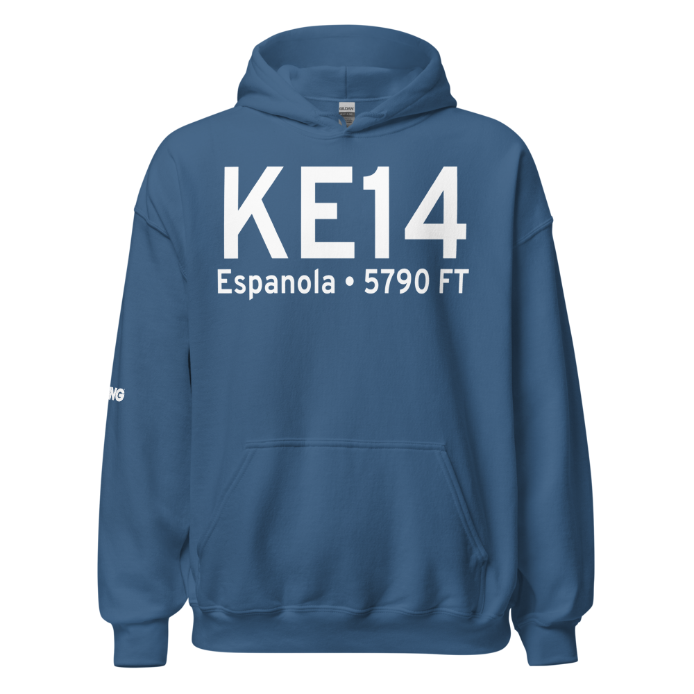 Ohkay Owingeh Airport (KE14) ICAO Hoodie Sweatshirt 