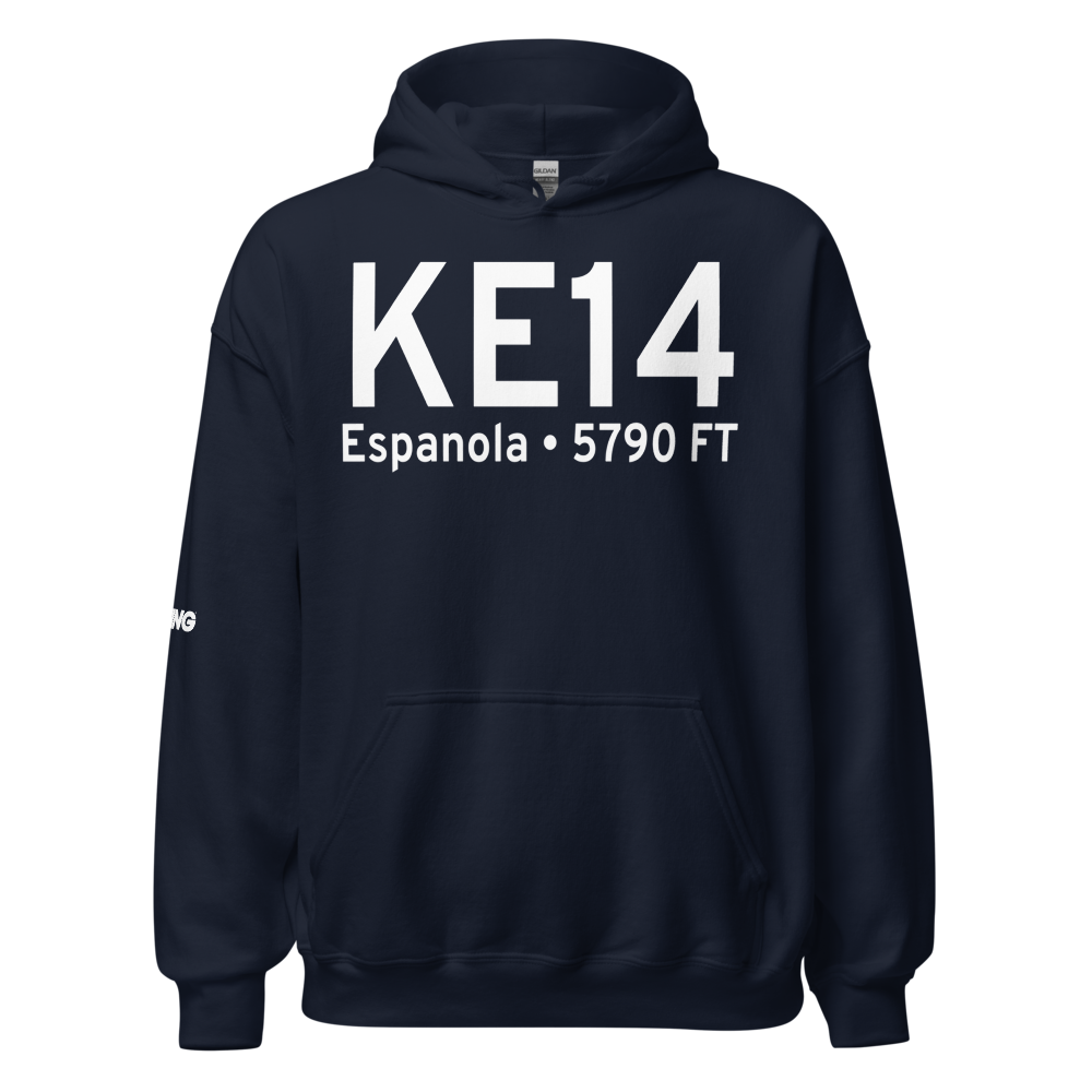 Ohkay Owingeh Airport (KE14) ICAO Hoodie Sweatshirt 