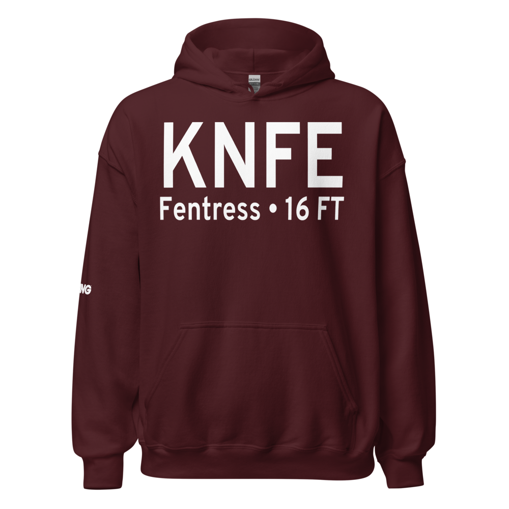 Fentress Naval Auxiliary Landing Field (KNFE) ICAO Hoodie Sweatshirt 