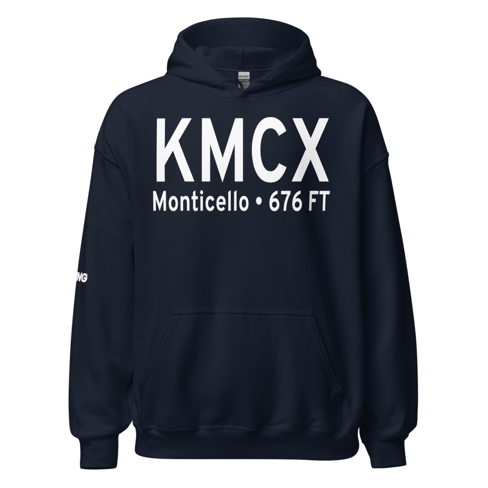 White County Airport (KMCX) ICAO Hoodie Sweatshirt 