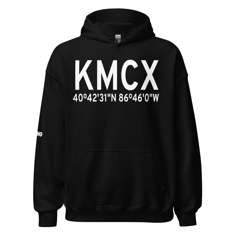 White County Airport (KMCX) ICAO Hoodie Sweatshirt 