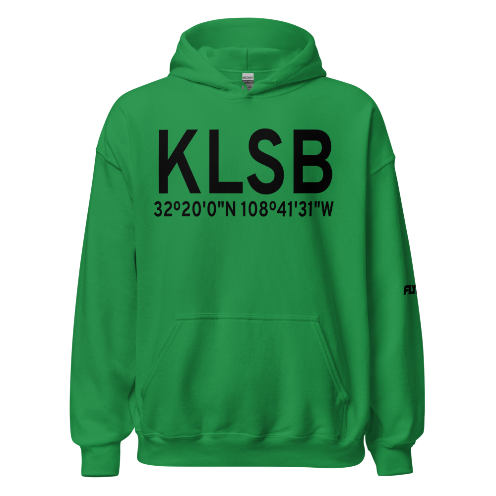 Lordsburg Municipal Airport (KLSB) ICAO Hoodie Sweatshirt 