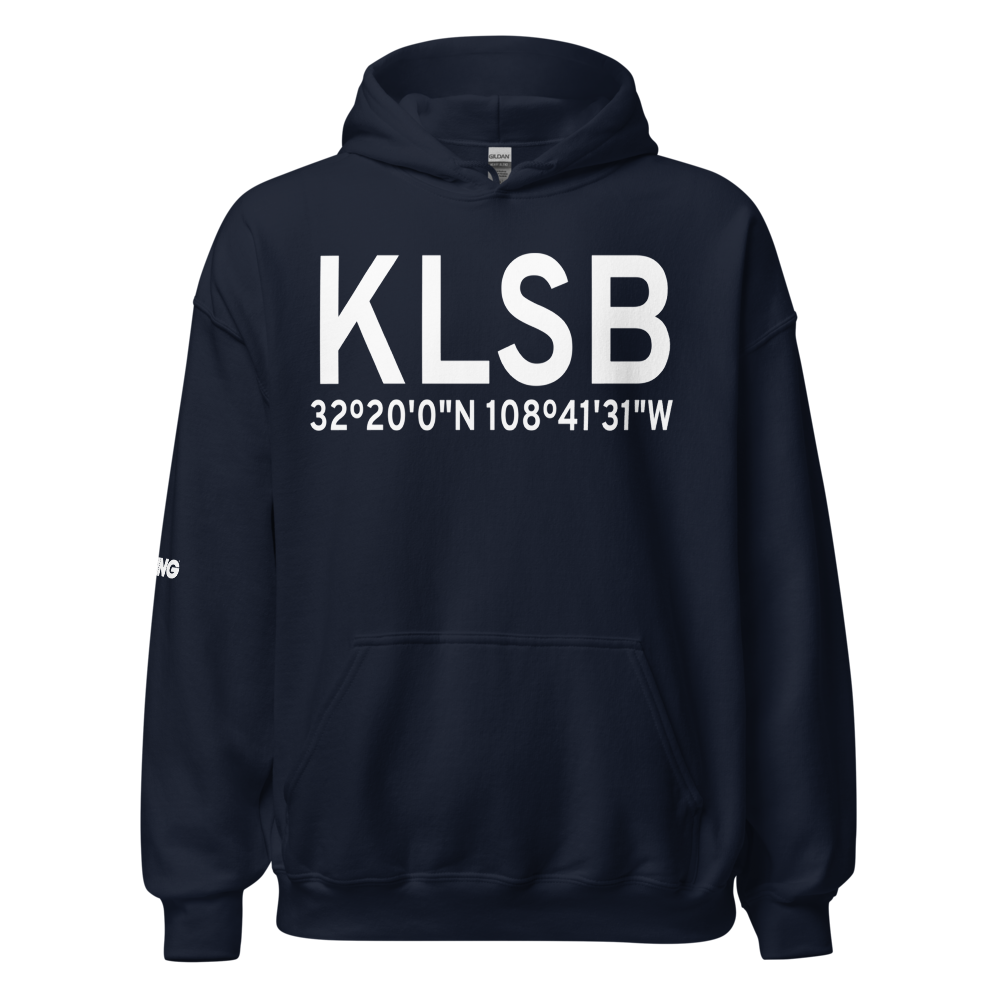 Lordsburg Municipal Airport (KLSB) ICAO Hoodie Sweatshirt 