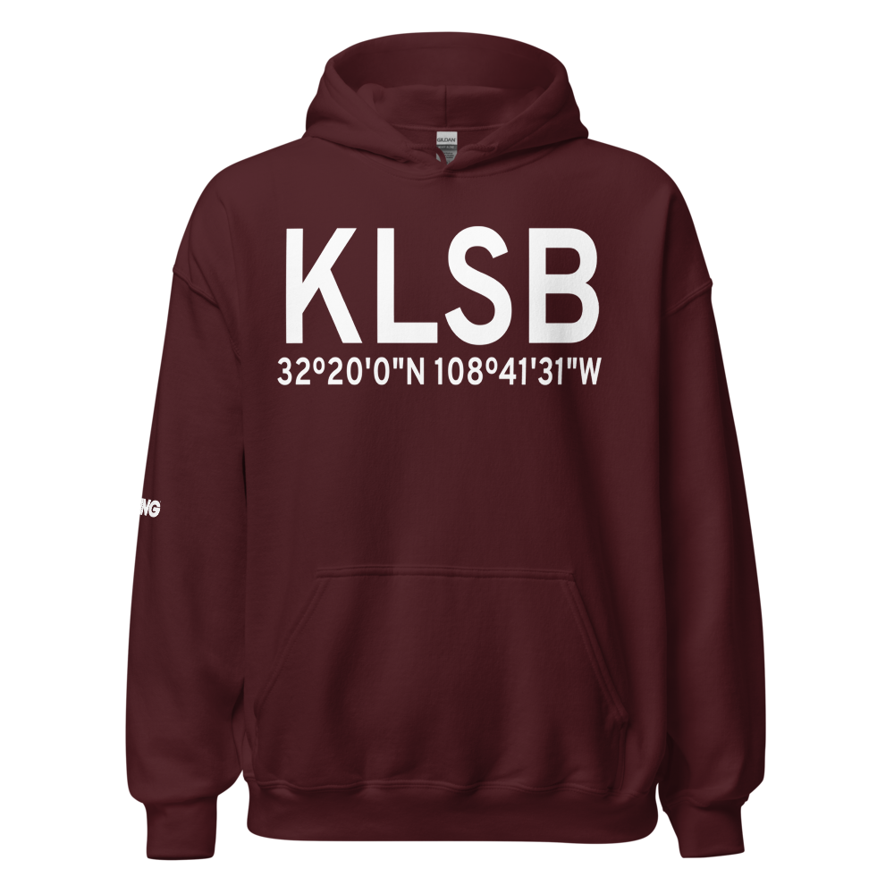 Lordsburg Municipal Airport (KLSB) ICAO Hoodie Sweatshirt 
