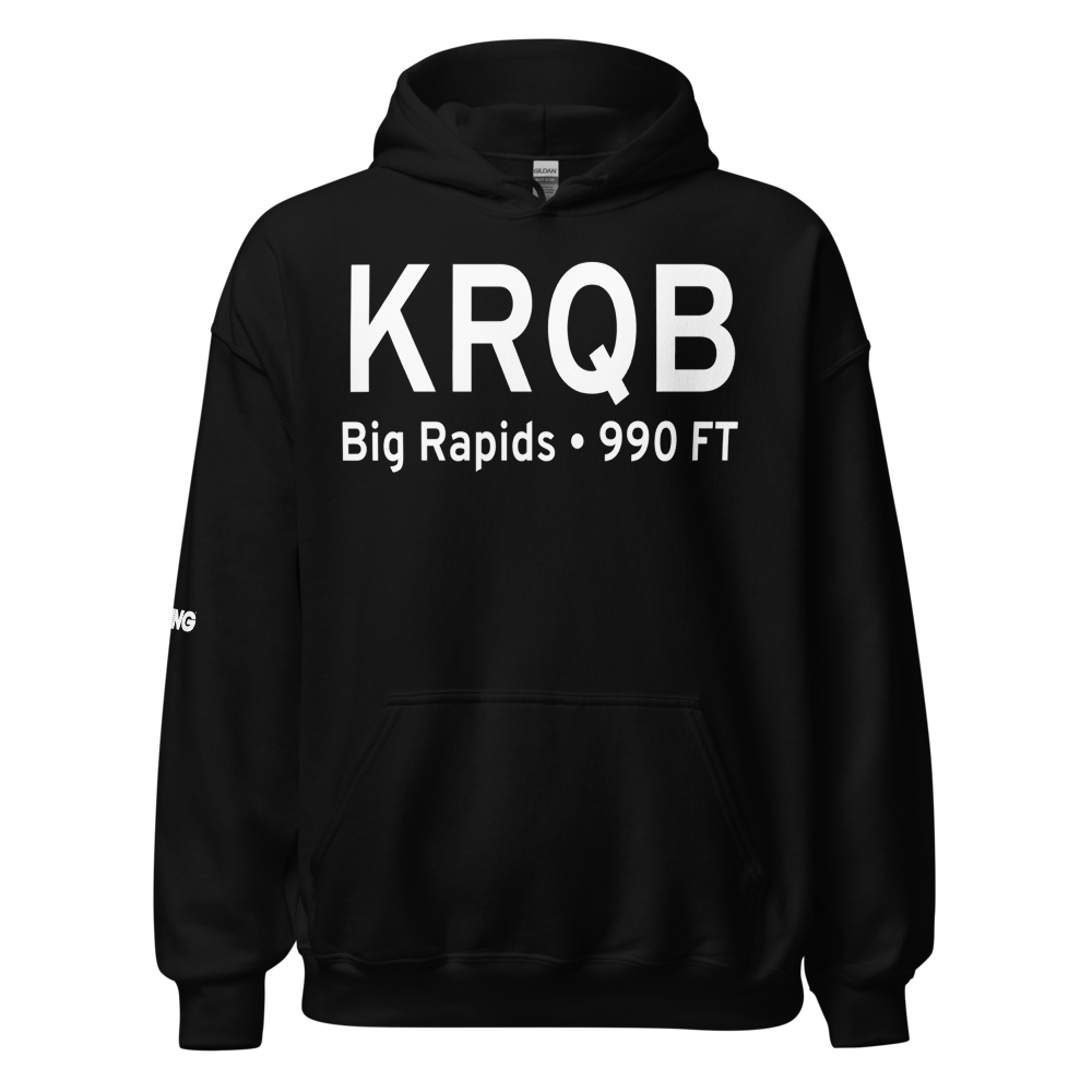 Roben Hood Airport (KRQB) ICAO Hoodie Sweatshirt 