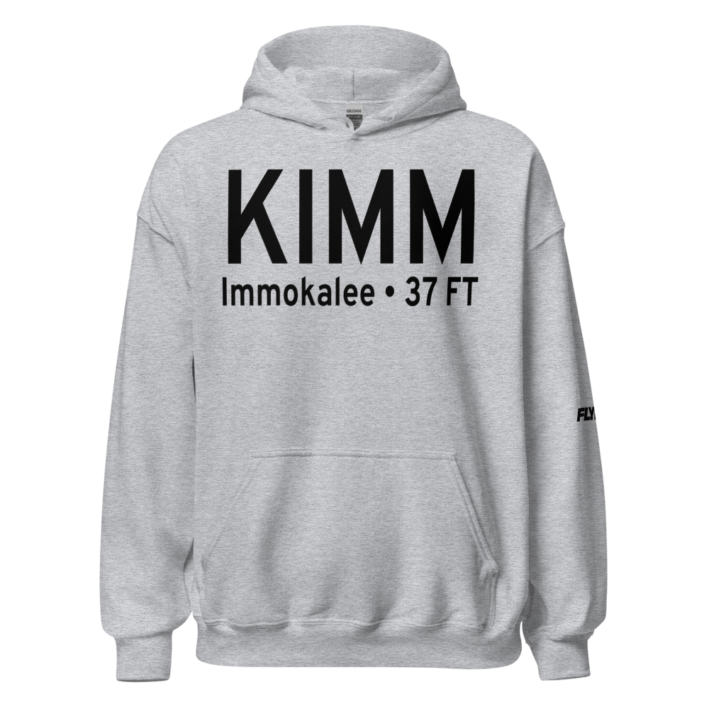 Immokalee Regional Airport (KIMM) ICAO Hoodie Sweatshirt 
