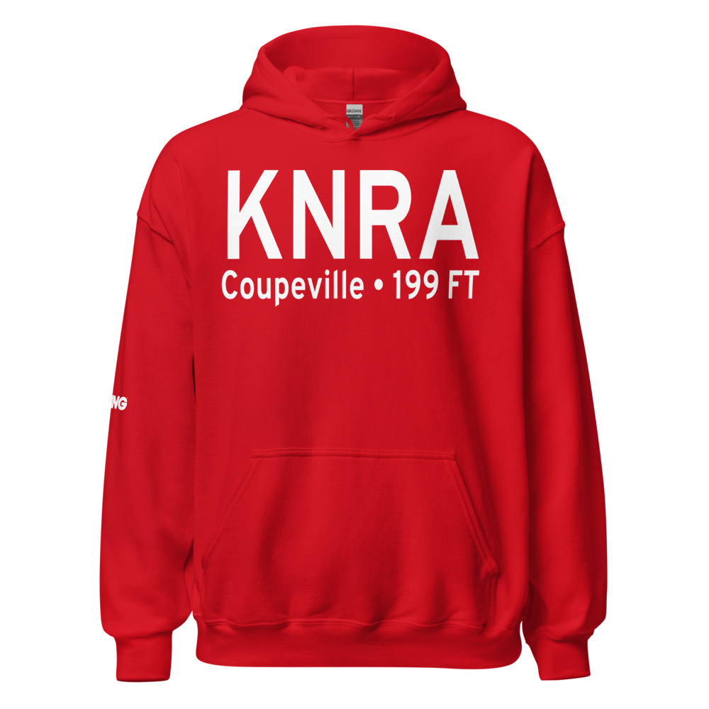 Coupeville Nolf Airport (KNRA) ICAO Hoodie Sweatshirt 