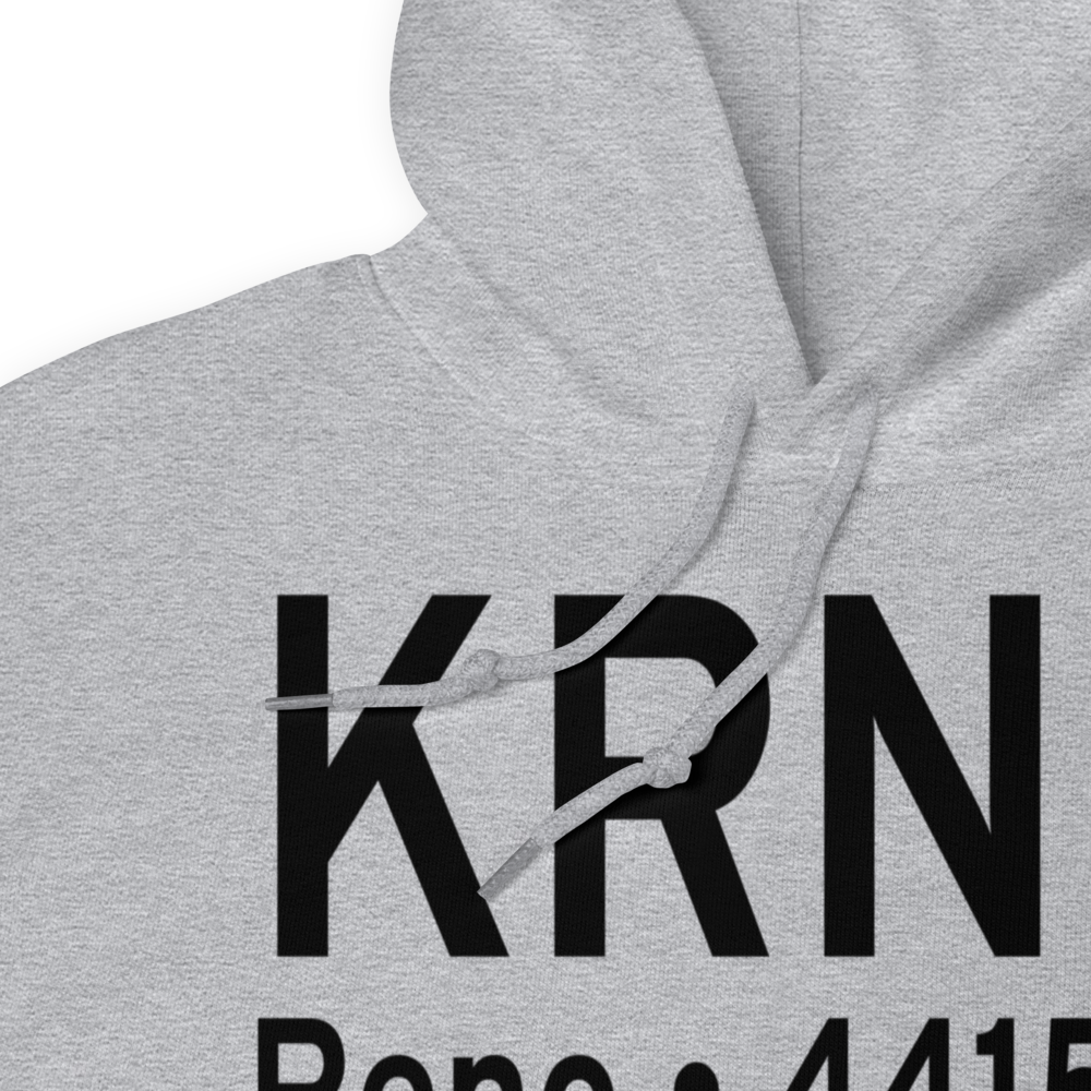 Reno Tahoe International Airport (KRNO) ICAO Hoodie Sweatshirt 