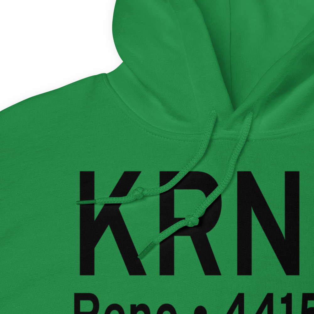 Reno Tahoe International Airport (KRNO) ICAO Hoodie Sweatshirt 