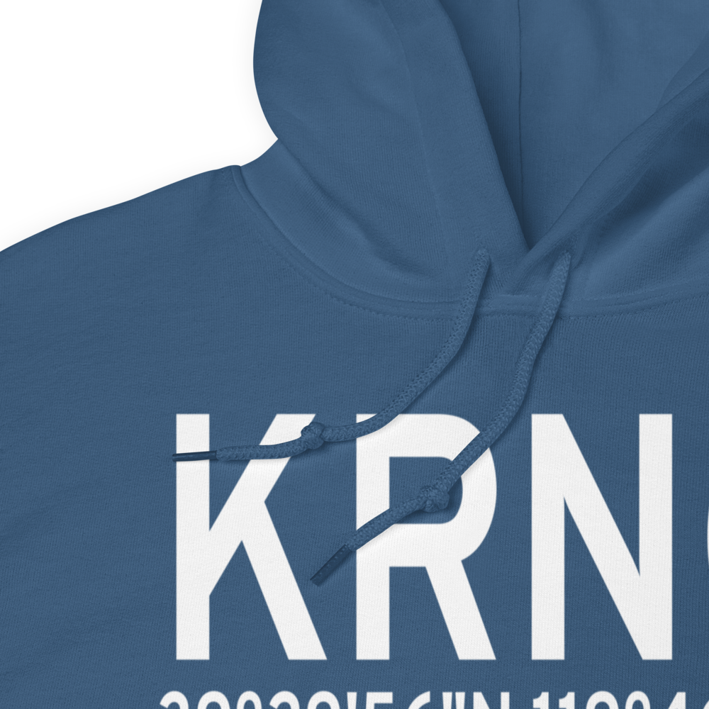Reno Tahoe International Airport (KRNO) ICAO Hoodie Sweatshirt 