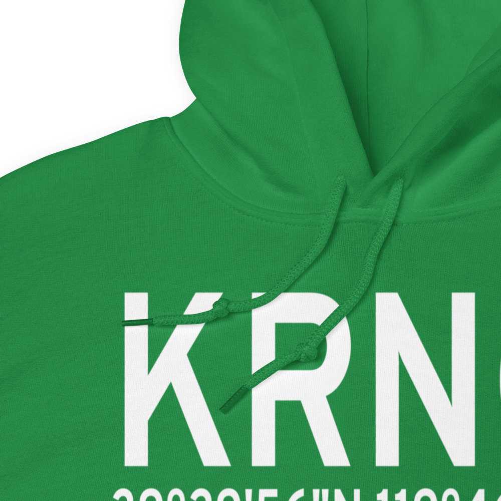 Reno Tahoe International Airport (KRNO) ICAO Hoodie Sweatshirt 