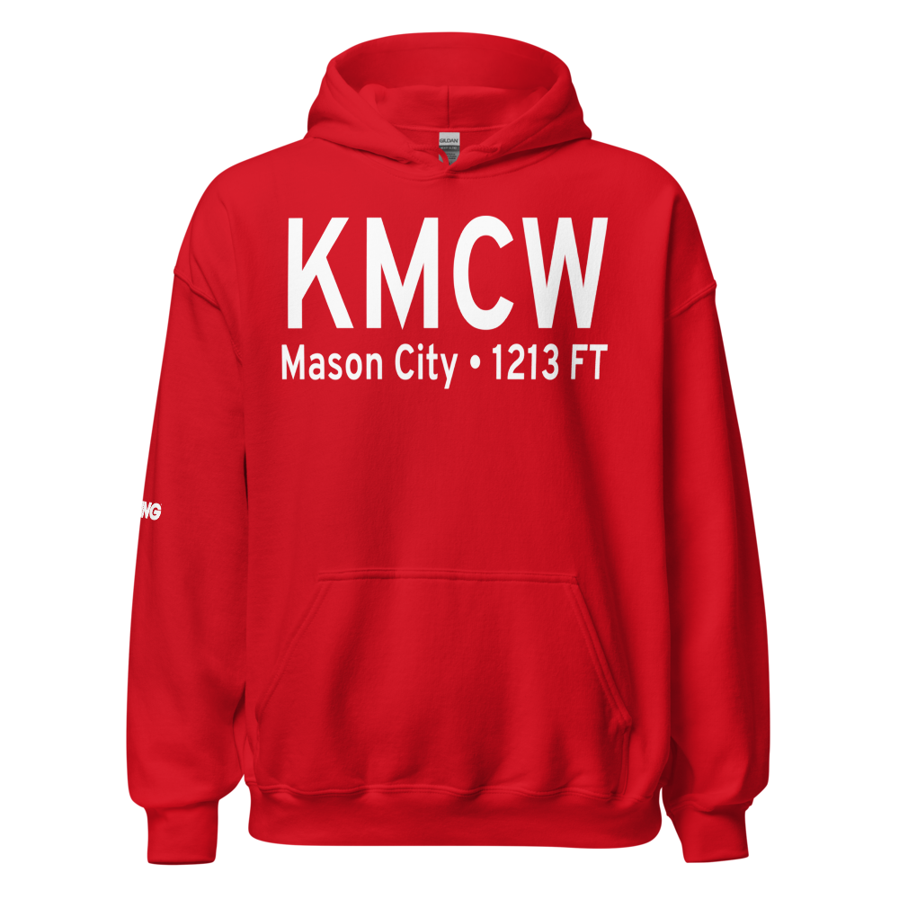 Mason City Municipal Airport (KMCW) ICAO Hoodie Sweatshirt 