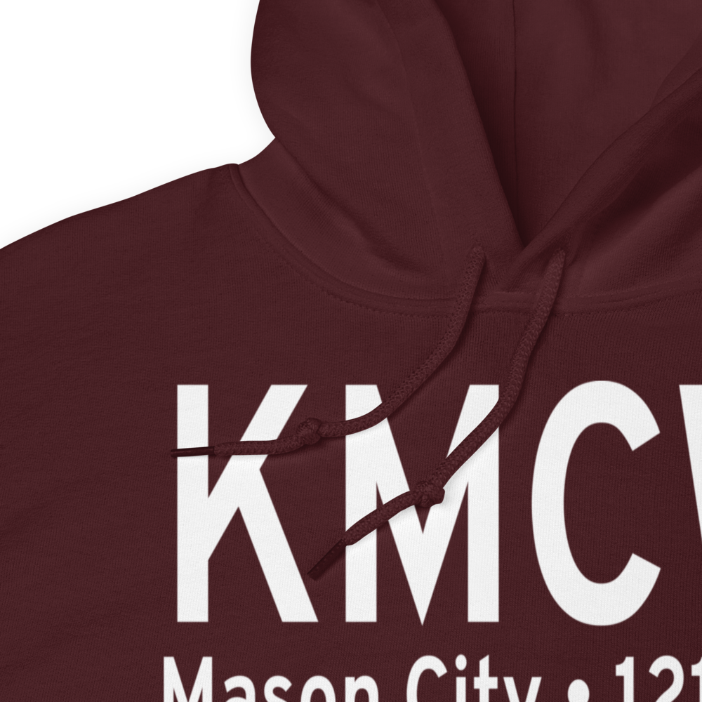 Mason City Municipal Airport (KMCW) ICAO Hoodie Sweatshirt 