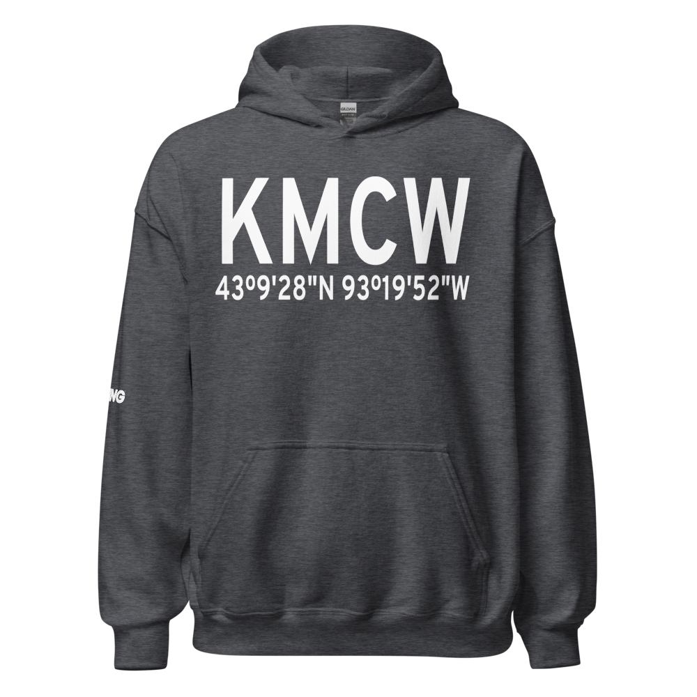 Mason City Municipal Airport (KMCW) ICAO Hoodie Sweatshirt 