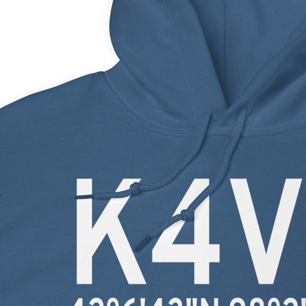 Antelope County Airport (K4V9) ICAO Hoodie Sweatshirt 