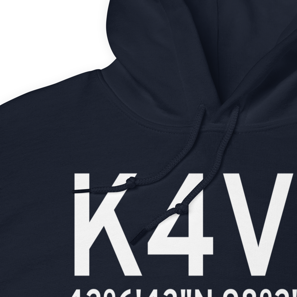 Antelope County Airport (K4V9) ICAO Hoodie Sweatshirt 