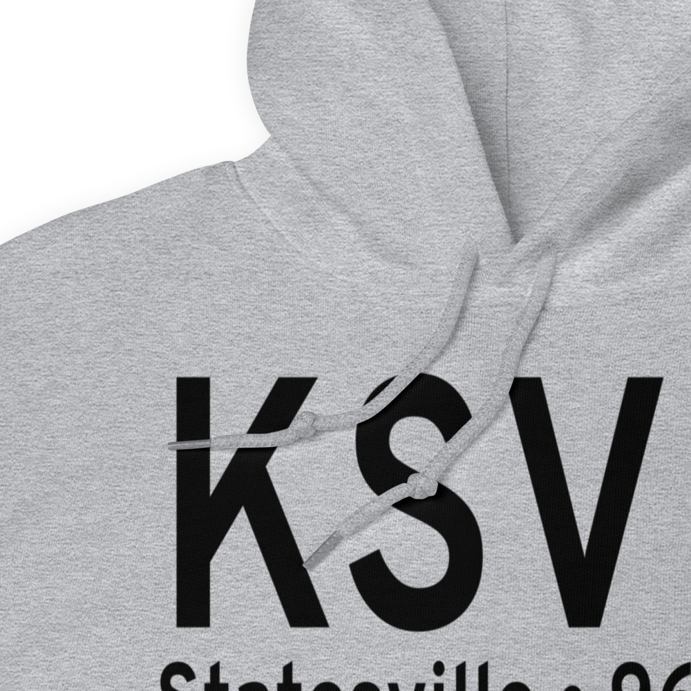 Statesville Regional Airport (KSVH) ICAO Hoodie Sweatshirt 
