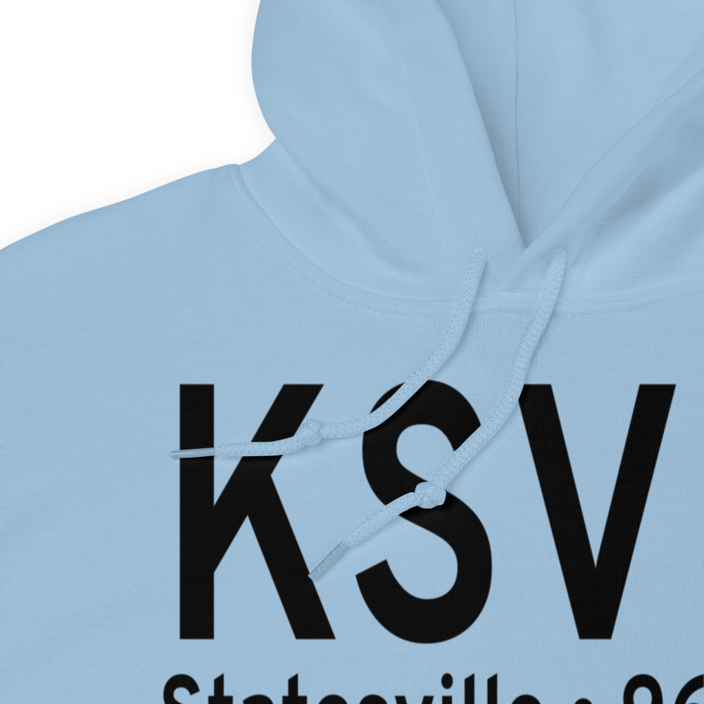 Statesville Regional Airport (KSVH) ICAO Hoodie Sweatshirt 