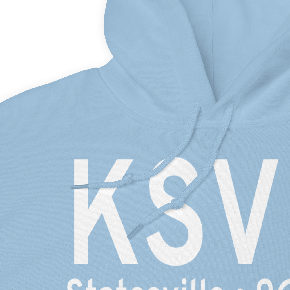 Statesville Regional Airport (KSVH) ICAO Hoodie Sweatshirt 