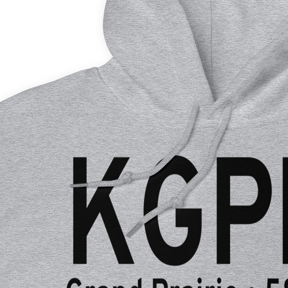 Grand Prairie Municipal Airport (KGPM) ICAO Hoodie Sweatshirt 