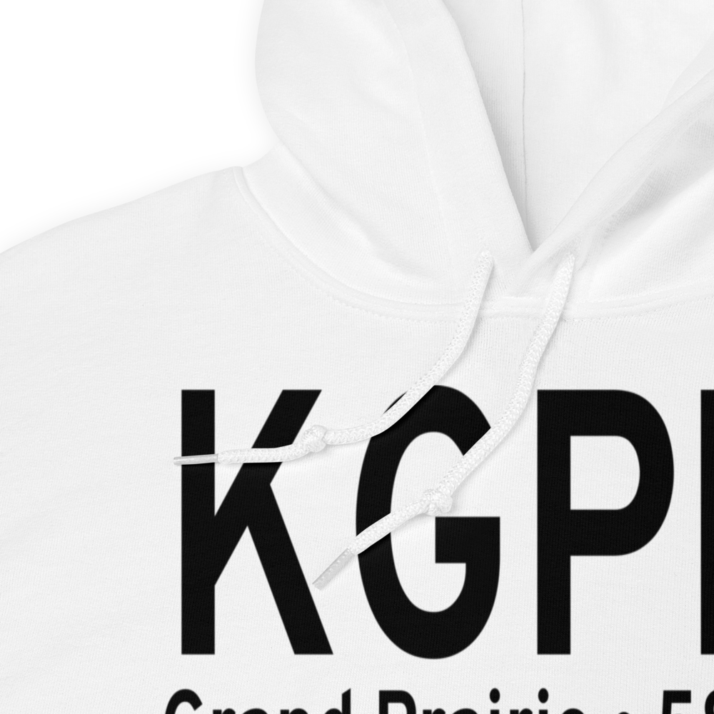 Grand Prairie Municipal Airport (KGPM) ICAO Hoodie Sweatshirt 