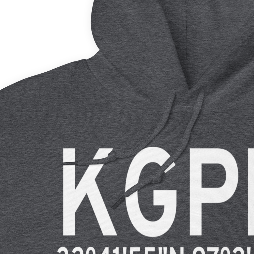 Grand Prairie Municipal Airport (KGPM) ICAO Hoodie Sweatshirt 