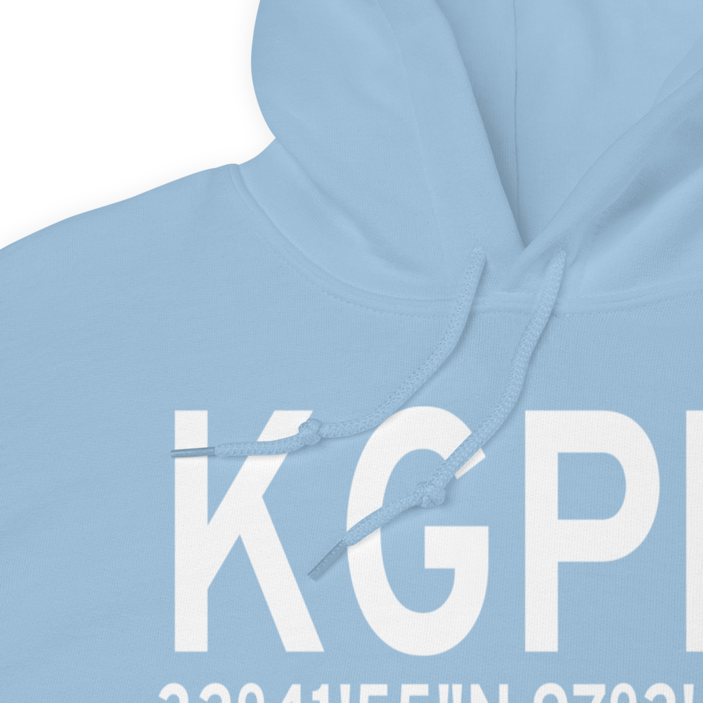 Grand Prairie Municipal Airport (KGPM) ICAO Hoodie Sweatshirt 