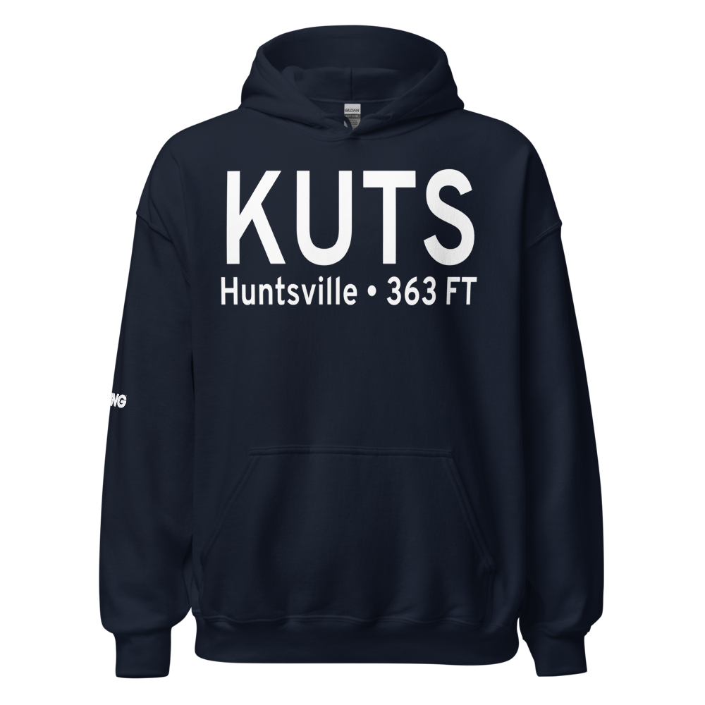 Huntsville Regional Airport (KUTS) ICAO Hoodie Sweatshirt 