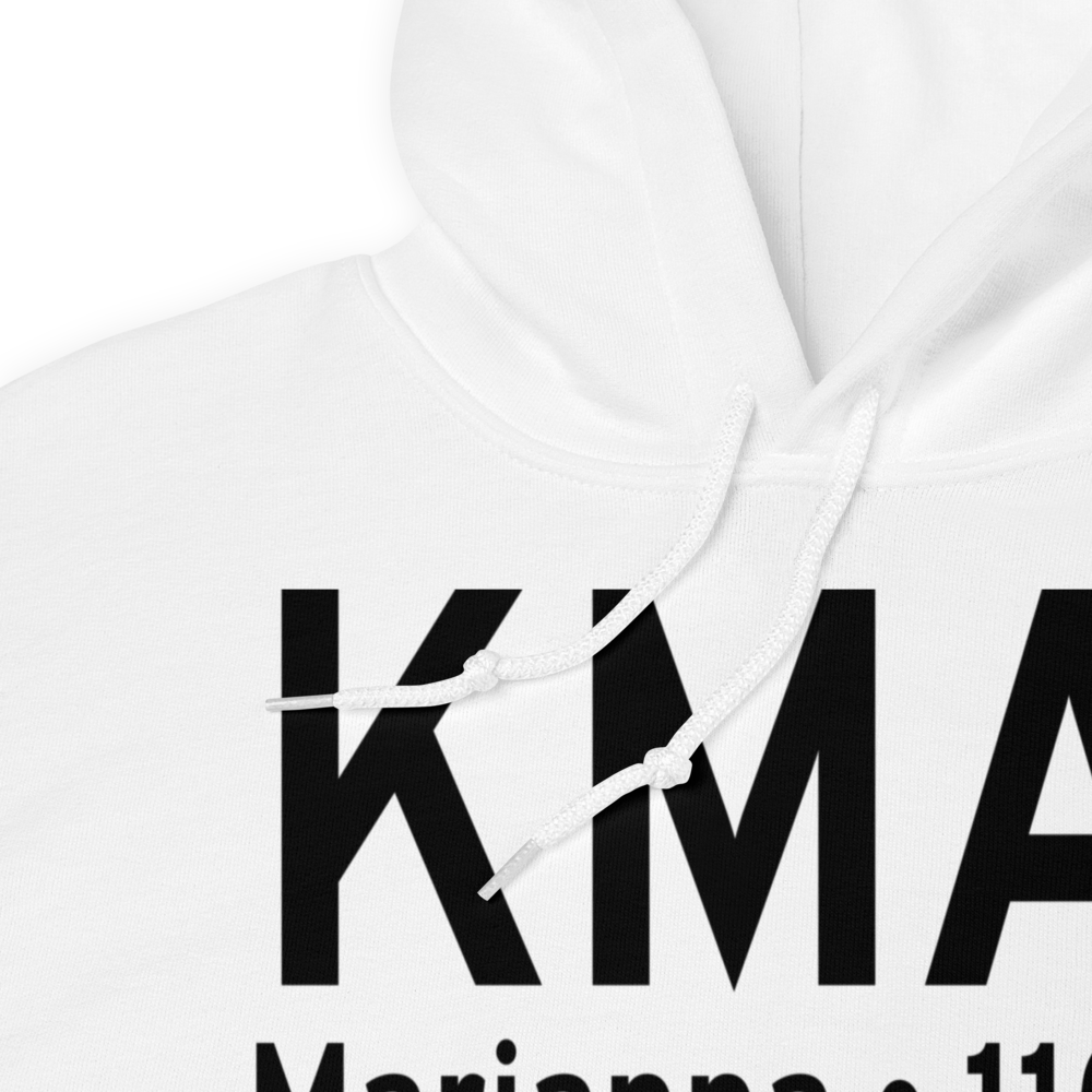 Marianna Municipal Airport (KMAI) ICAO Hoodie Sweatshirt 