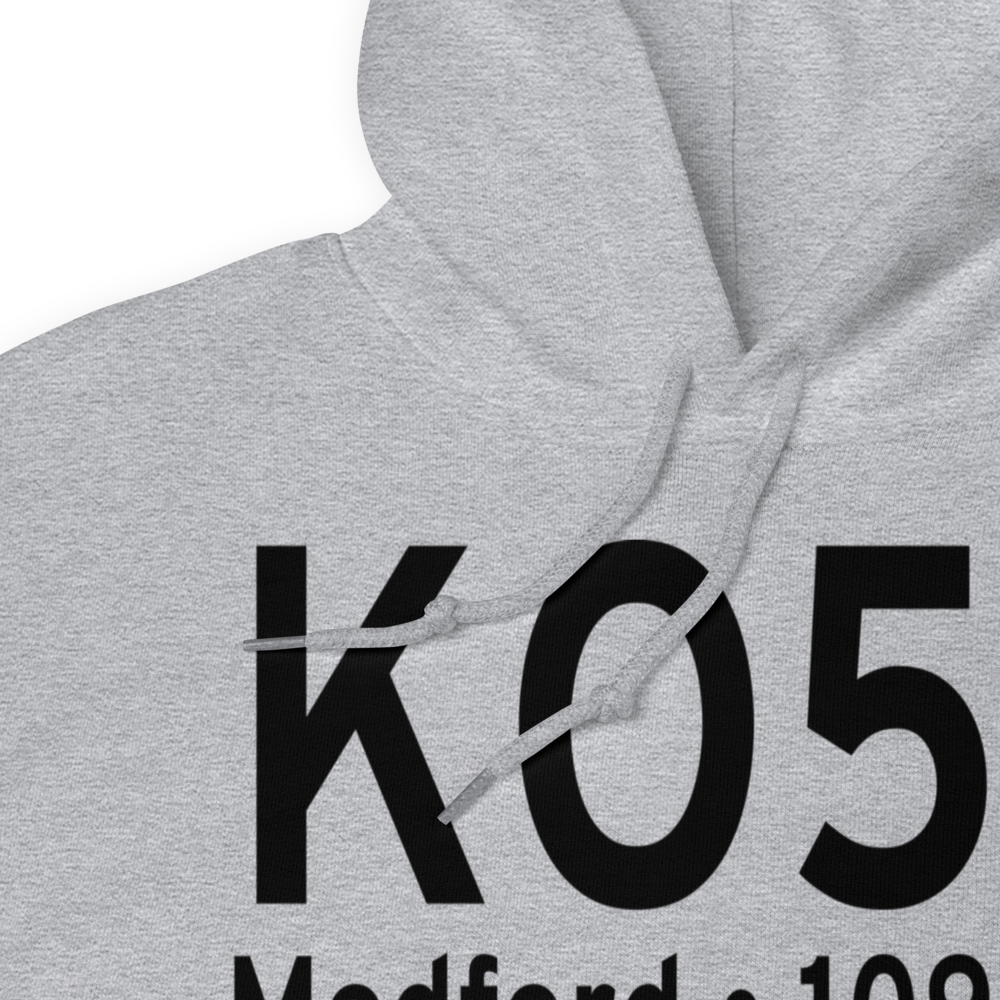 Medford Municipal Airport (KO53) ICAO Hoodie Sweatshirt 
