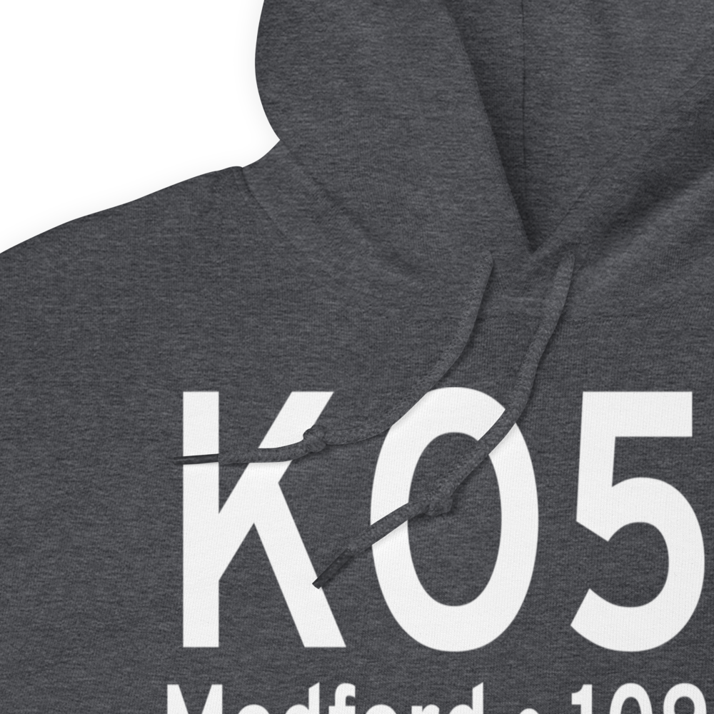 Medford Municipal Airport (KO53) ICAO Hoodie Sweatshirt 