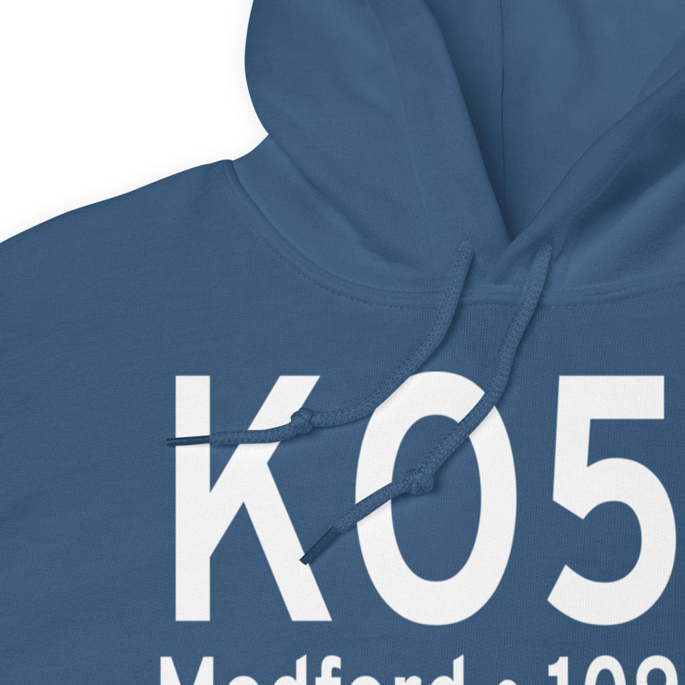 Medford Municipal Airport (KO53) ICAO Hoodie Sweatshirt 