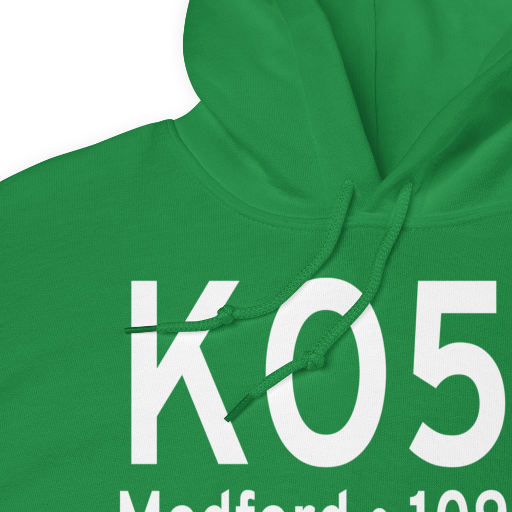 Medford Municipal Airport (KO53) ICAO Hoodie Sweatshirt 