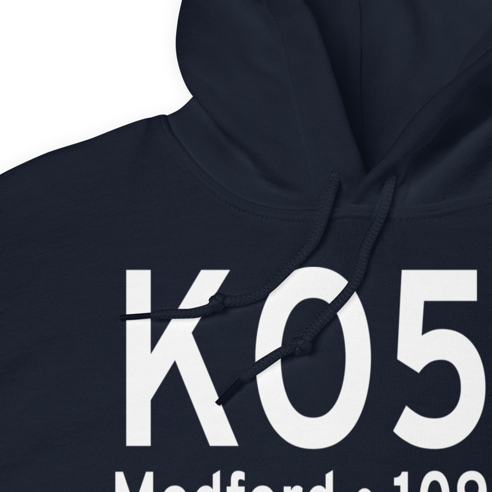 Medford Municipal Airport (KO53) ICAO Hoodie Sweatshirt 