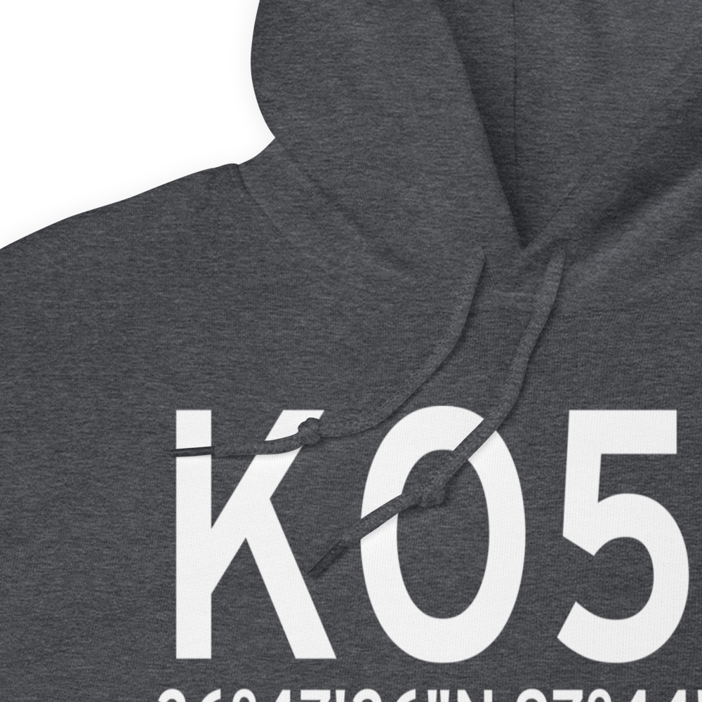 Medford Municipal Airport (KO53) ICAO Hoodie Sweatshirt 