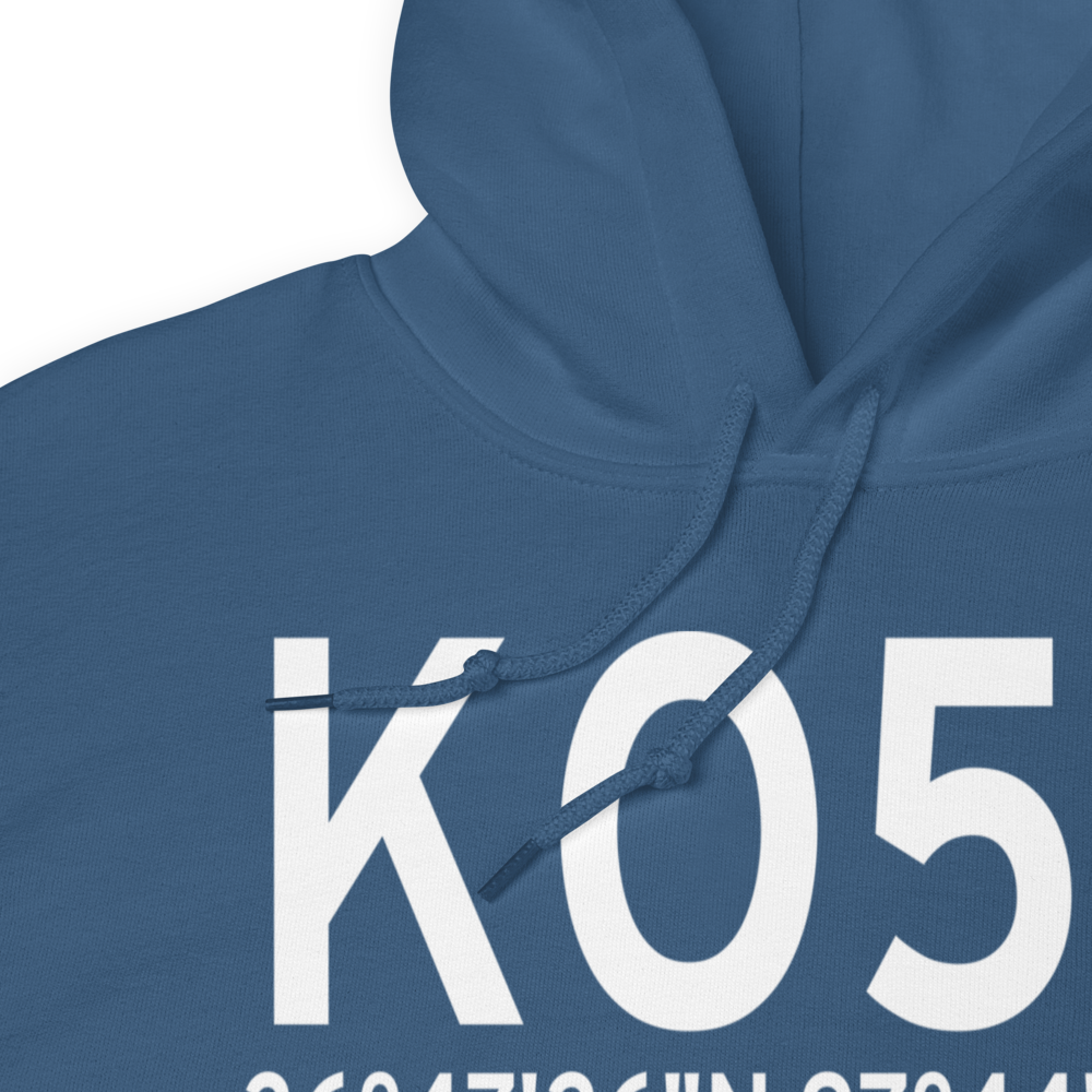Medford Municipal Airport (KO53) ICAO Hoodie Sweatshirt 