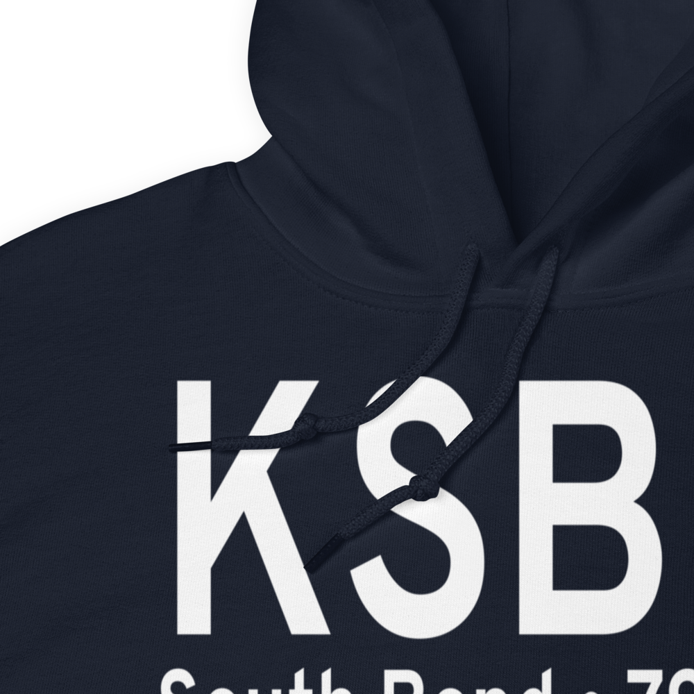 South Bend Regional Airport (KSBN) ICAO Hoodie Sweatshirt 