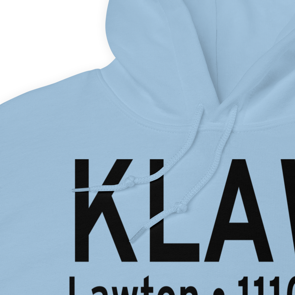 Lawton Fort Sill Regional Airport (KLAW) ICAO Hoodie Sweatshirt 