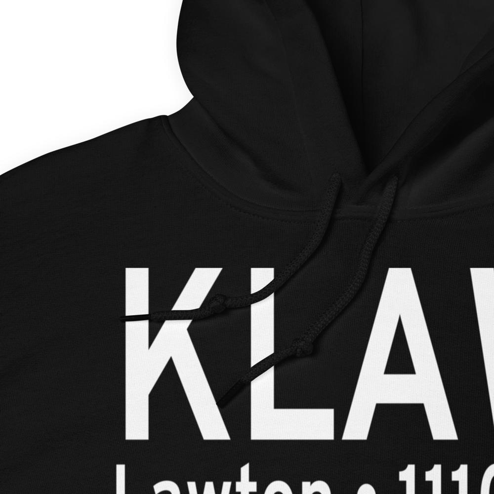 Lawton Fort Sill Regional Airport (KLAW) ICAO Hoodie Sweatshirt 