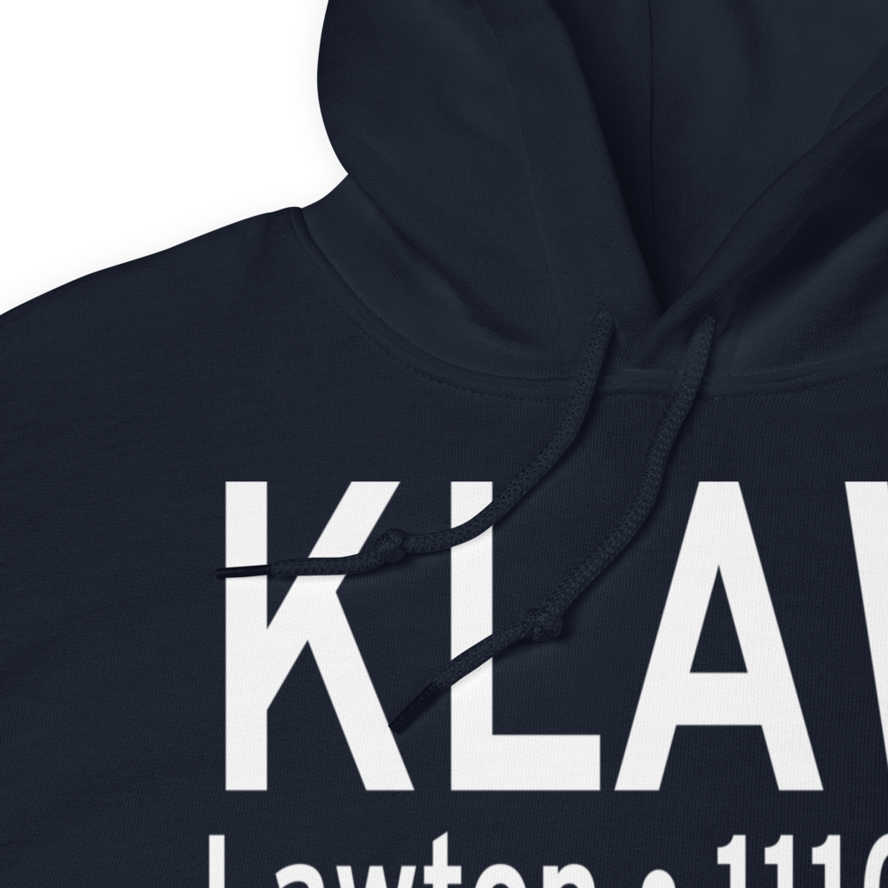 Lawton Fort Sill Regional Airport (KLAW) ICAO Hoodie Sweatshirt 