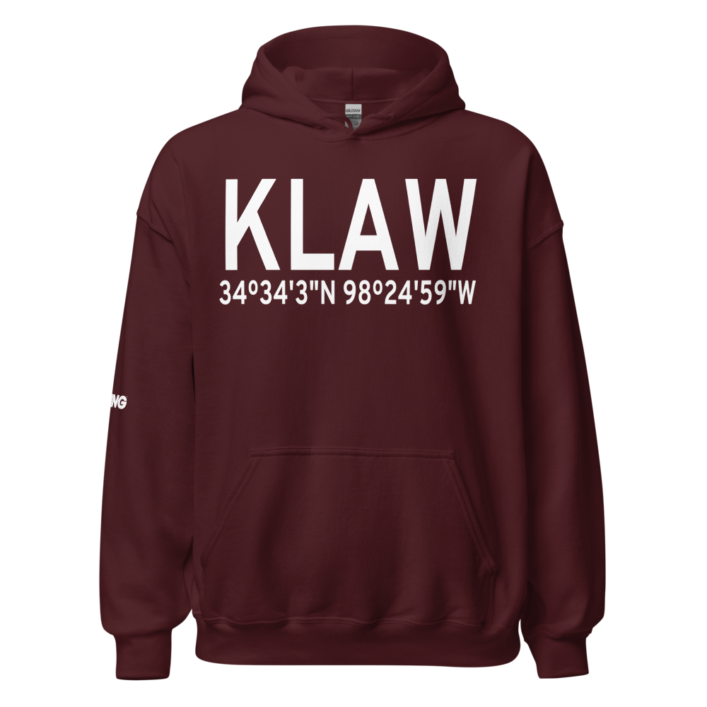 Lawton Fort Sill Regional Airport (KLAW) ICAO Hoodie Sweatshirt 