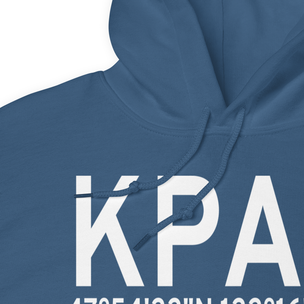Snohomish County (Paine Field) Airport (KPAE) ICAO Hoodie Sweatshirt 