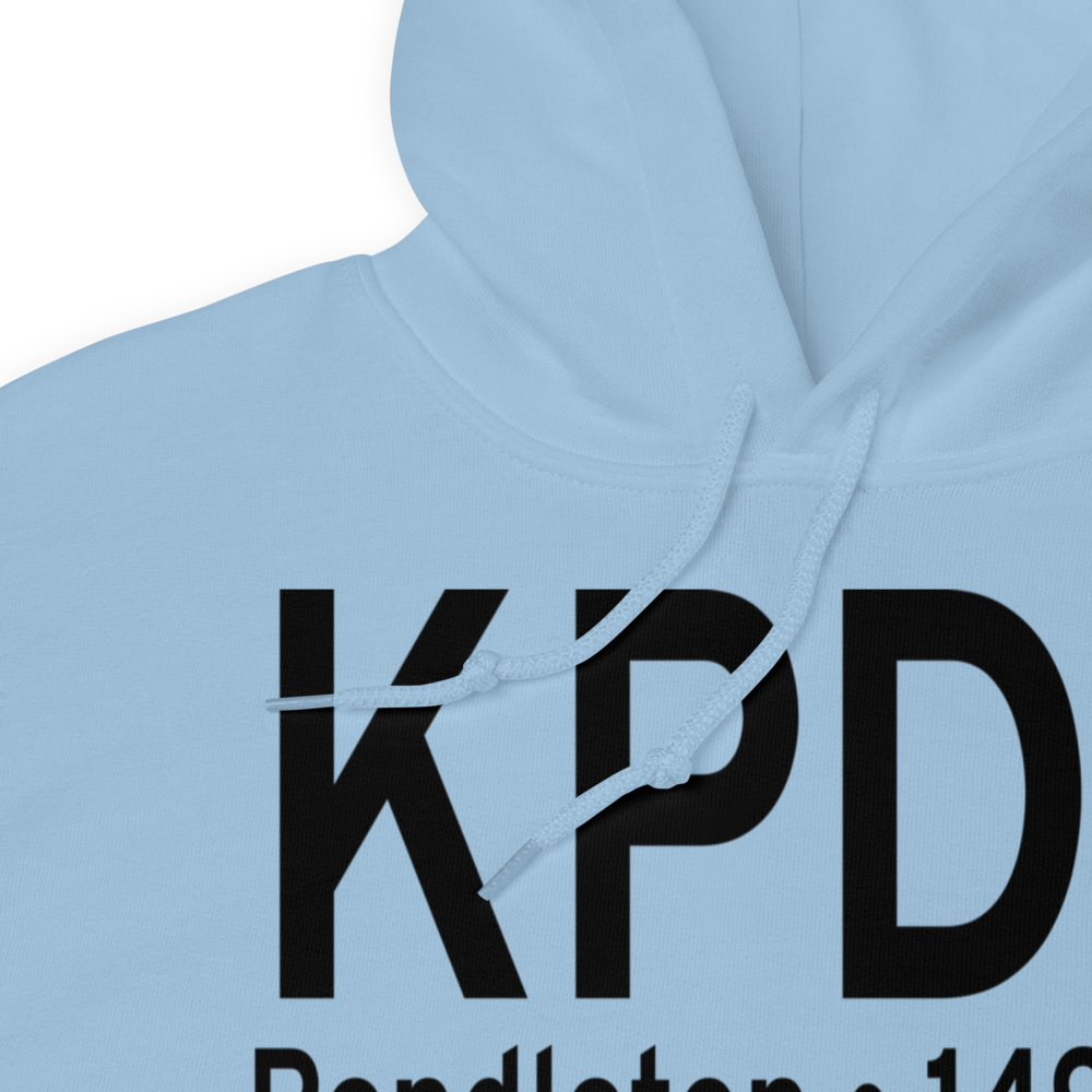 Eastern Oregon Regional At Pendleton Airport (KPDT) ICAO Hoodie Sweatshirt 