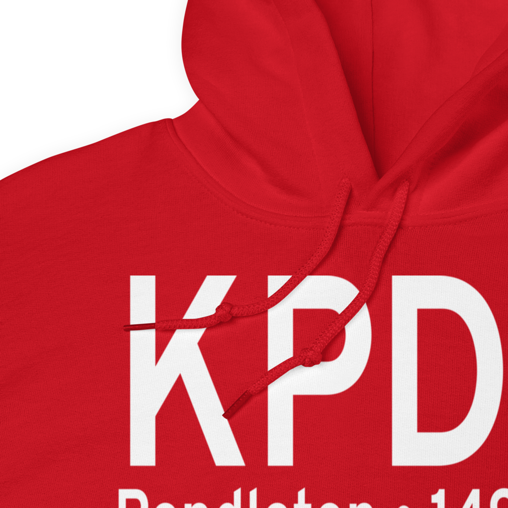 Eastern Oregon Regional At Pendleton Airport (KPDT) ICAO Hoodie Sweatshirt 